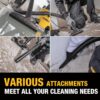 DEWALT 6 Gal Stealthsonic Shop Vacuum Wet and Dry, 5 Peak HP Shop Vac with Poweful Suction, Ultra-Quiet Shopvac Wet Dry Vacuum Cleaner with 6 Dust Bages for Home, Jobsite, Workshop, Garage and Auto