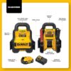 DeWalt DXAE20VBBK Battery Booster with 20V XR 5 AH Lithium-Ion Battery and DCB115 Battery Charger
