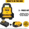 DeWalt DXAE20VBBK Battery Booster with 20V XR 5 AH Lithium-Ion Battery and DCB115 Battery Charger