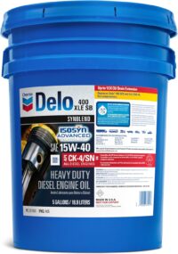Delo 222290465 400 XLE Synthetic Blend 15W-40 Motor Oil - 5 Gallon Pail