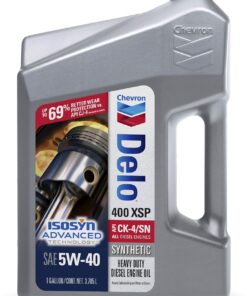 Delo 400 XSP SAE Heavy Duty Synthetic Diesel Engine Oil 5W-40, 1 Gallon, Pack of 1