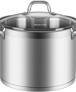 Duxtop Professional Stainless Steel Cookware Induction Ready Impact-bonded Technology (8.6Qt Stockpot)