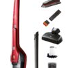 Electrolux Ergorapido Pet Cordless 2-in-1 Vacuum Cleaner with Motorized Pet Nozzle for Easy Pet Hair Removal, 48-Minute Run Time, 2 Power Modes, Chili Red