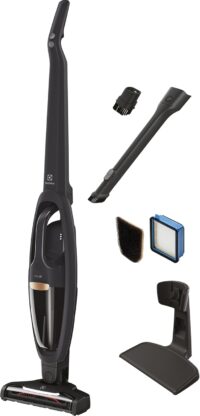 Electrolux WellQ7 Cordless 2-in-1 Vacuum with High Suction Power and 5-Step Filtration System, 50-Minute Run Time, 2 Power Modes, Granite Gray