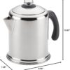 Farberware 47053 Classic Stainless Steel Yosemite 12-Cup Coffee Percolator, 12 Cup Coffee Maker, Silver Farberware 47053 Classic Stainless Steel Yosemite 12-Cup Coffee Percolator, 12 Cup Coffee Maker, Silver