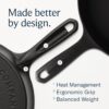 Field Company 10.25-Inch Cast Iron Skillet – Pre-Seasoned Frying Pan for Searing, Baking & Everyday Cooking, Lighter & Easy to Handle, Smooth, Made in USA (No.8, 2–4 Servings)