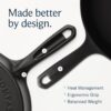 Field Company 6.75-Inch Cast Iron Skillet – Pre-Seasoned Small Frying Pan for Eggs, Single Servings & Everyday Prep, Lighter & Easy to Handle, Smooth, Made in USA (No.4, 1 Serving)