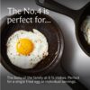 Field Company 6.75-Inch Cast Iron Skillet – Pre-Seasoned Small Frying Pan for Eggs, Single Servings & Everyday Prep, Lighter & Easy to Handle, Smooth, Made in USA (No.4, 1 Serving)