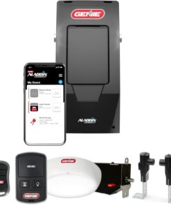 Genie 6172H-O Wall Mount Smart Garage Door Opener with Aladdin Connect, Wall Mounted Compact Space Saving Opener