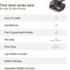 Genie Chain Drive 500 Garage Door Opener - Model 1035 - Reliable Chain Drive Garage Opener,Black