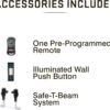 Genie Chain Drive 500 Garage Door Opener - Model 1035 - Reliable Chain Drive Garage Opener,Black
