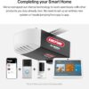 Genie Chain Glide Connect Essentials Smart Garage Door Opener - Reliable Chain Drive Opener With LED Lighting- Compatible with Alexa, SmartThings, Brilliant Smart Home