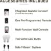 Genie Chain Glide Connect Essentials Smart Garage Door Opener - Reliable Chain Drive Opener With LED Lighting- Compatible with Alexa, SmartThings, Brilliant Smart Home