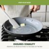 GreenPan Valencia Pro Hard Anodized Healthy Ceramic Nonstick 10" and 12" Frying Pan Skillet Set, PFAS-Free, Induction, Dishwasher Safe, Oven Safe, Gray