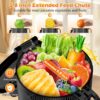 Juicer Machines with 5.8" Large Feed Chute, Cold Press Juicer for Whole Vegetables and Fruits 400W, Slow Masticating juicer Easy to Clean Juice Extractor Machine High Juice Yield