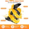 Juicer Machines with 5.8" Large Feed Chute, Cold Press Juicer for Whole Vegetables and Fruits 400W, Slow Masticating juicer Easy to Clean Juice Extractor Machine High Juice Yield