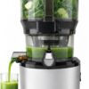 Kuvings AUTO10 Cold Press Juicer Silver - Hands-Free Electric Masticating Juicer Machine With 240W Motor - Very Quiet With 100 Oz Batching Hopper for Juice, Smoothies, Nut Milk, and Sorbets