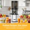 Kuvings AUTO10 Cold Press Juicer Silver - Hands-Free Electric Masticating Juicer Machine With 240W Motor - Very Quiet With 100 Oz Batching Hopper for Juice, Smoothies, Nut Milk, and Sorbets Kuvings AUTO10 Cold Press Juicer Silver - Hands-Free Electric Masticating Juicer Machine With 240W Motor - Very Quiet With 100 Oz Batching Hopper for Juice, Smoothies, Nut Milk, and Sorbets