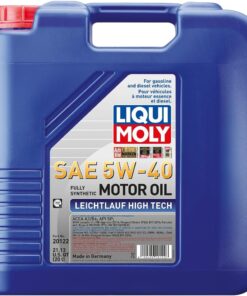 LIQUI MOLY Leichtlauf High Tech SAE 5W-40 | 20 L | Fully synthetic engine oil | SKU: 20122