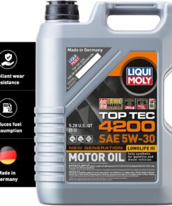 LIQUI MOLY Top Tec 4200 SAE 5W-30 New Generation | 5 L | Fully synthetic engine oil | SKU: 2011