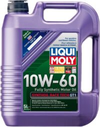 Liqui Moly (2024-4PK) Synthoil Race Tech GT1 10W-60 Motor Oil - 5 Liter, (Pack of 4)