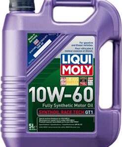 Liqui Moly (2024-4PK) Synthoil Race Tech GT1 10W-60 Motor Oil - 5 Liter, (Pack of 4)