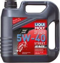 Liqui Moly Motorbike 4T Synth 5W-40 Street Race | Full Synthetic Motor Oil | 4 Liter | SKU: 20076