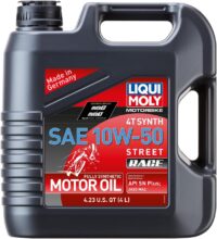 Liqui Moly Motorbike 4T Synth SAE 10W-50 Street Race | 4 L | 4-Stroke Oil | SKU: 20068