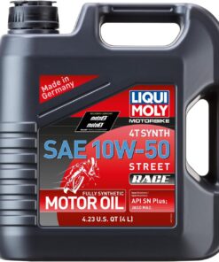 Liqui Moly Motorbike 4T Synth SAE 10W-50 Street Race | 4 L | 4-Stroke Oil | SKU: 20068
