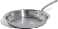 Made In Cookware - 12-Inch Stainless Steel Frying Pan - 5 Ply Stainless Clad - Professional Cookware - Crafted in Italy - Induction Compatible