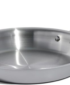Made In Cookware - 12-Inch Stainless Steel Frying Pan - 5 Ply Stainless Clad - Professional Cookware - Crafted in Italy - Induction Compatible