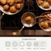 Made In Cookware - 12-Inch Stainless Steel Frying Pan - 5 Ply Stainless Clad - Professional Cookware - Crafted in Italy - Induction Compatible