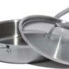 Made In Cookware - 3.5 Quart Stainless Steel Saute Pan - 5 Ply Stainless Clad - Professional Cookware - Induction Compatible - Crafted in Italy