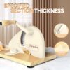 Manual Bread Slicer for Homemade Sourdough Bread, Adjustable Thickness&Evenly Slicing, Hand Crank Bread Slicer with Scale Line and Suction Cup, Serrated Blade Design, Patent