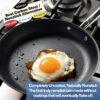 Misen Carbon Nonstick™ Frying Pan – Carbon Steel Pan, Naturally Nonstick No-Coating Surface, Ultra-Durable & Oven-Safe, Induction & Gas Compatible - 10 Inch