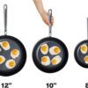 Misen Carbon Nonstick™ Frying Pan – Carbon Steel Pan, Naturally Nonstick No-Coating Surface, Ultra-Durable & Oven-Safe, Induction & Gas Compatible - 10 Inch