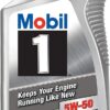 Mobil 1 106035 5W-50 Rally Formula Motor Oil - 1 Quart Pack of 12