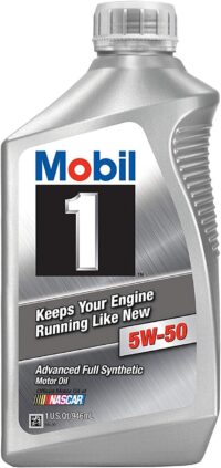 Mobil 1 106035 5W-50 Rally Formula Motor Oil - 1 Quart Pack of 12