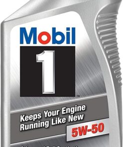 Mobil 1 106035 5W-50 Rally Formula Motor Oil - 1 Quart Pack of 12