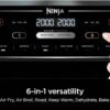 Ninja | Air Fryer | Finish Cooking Multiple Foods at the Same Time | 6-in-1 (Air Fry, Broil, Roast, Keep Warm, Dehydrate, Bake) | Fit up to 8lb Chicken Wings in the two 5 QT Baskets | DZ302