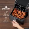 Ninja | Air Fryer Pro XL | 6.5QT Capacity fits up to 9lbs of Wings| 7-in-1 Max Crisp, Broil, Air Fry, Roast, Bake, Reheat & Dehydrate | Dishwasher Safe Parts | Space Saving | Grey | AF182AMZ