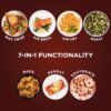 Ninja | Air Fryer Pro XL | 6.5QT Capacity fits up to 9lbs of Wings| 7-in-1 Max Crisp, Broil, Air Fry, Roast, Bake, Reheat & Dehydrate | Dishwasher Safe Parts | Space Saving | Grey | AF182AMZ