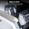 Ninja Foodi 6-in-1 FlexBasket Air Fryer with 7-QT MegaZone & Basket Divider for Large Proteins & Full Meals, Smart Finish Cook 2 Foods 2 Ways, Family Sized Capacity, Air Fry, Roast & More, Black DZ071