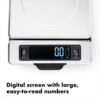 OXO Good Grips 11-Pound Stainless Steel Kitchen Scale with Pull-Out Display - Black OXO Good Grips 11-Pound Stainless Steel Kitchen Scale with Pull-Out Display - Black