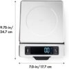 OXO Good Grips 11-Pound Stainless Steel Kitchen Scale with Pull-Out Display - Black OXO Good Grips 11-Pound Stainless Steel Kitchen Scale with Pull-Out Display - Black