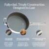 Our Place Titanium Always Pan Pro | 10.6" PFAS-Free Nonstick Frying Pan with Spatula | Chef-Grade Tri-Ply Stainless Steel & Aluminum Build | Induction & Oven-Safe up to 1000°F | Chrome
