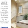 Panasonic WhisperCeiling Bathroom Exhaust Fan, 390 CFM, FV-40VQ4