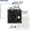 Panasonic WhisperCeiling Bathroom Exhaust Fan, 50-80-110 CFM, FV-0511VQ1