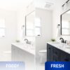 Panasonic WhisperValue Ceiling/Wall Mount Dual Speed Bathroom Exhaust Fan, 30 to 100 CFM, FV-0810VSS1