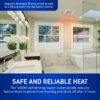 Panasonic WhisperWarm Ceiling Mount Bathroom Exhaust Fan with Heater, 50-80-110 CFM, FV-0511VH1